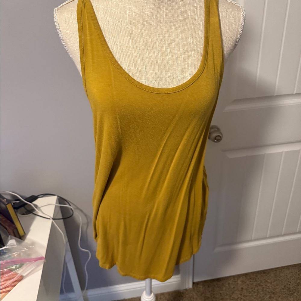 Torrid Mustard Yellow Sleeveless long Top